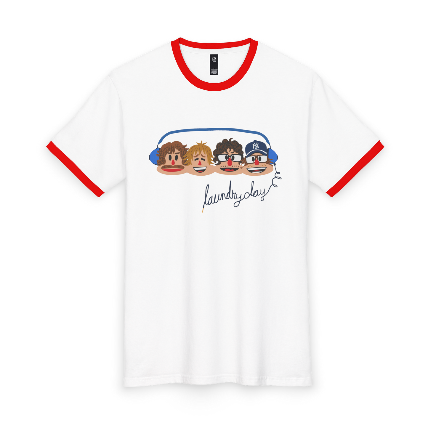 HEADPHONES RINGER TEE