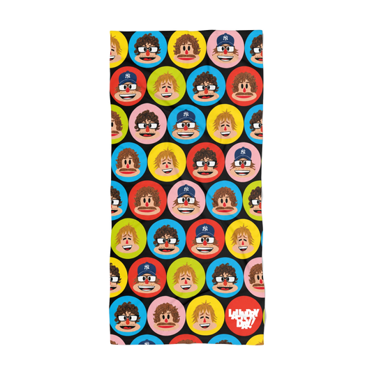 FACES BEACH TOWEL